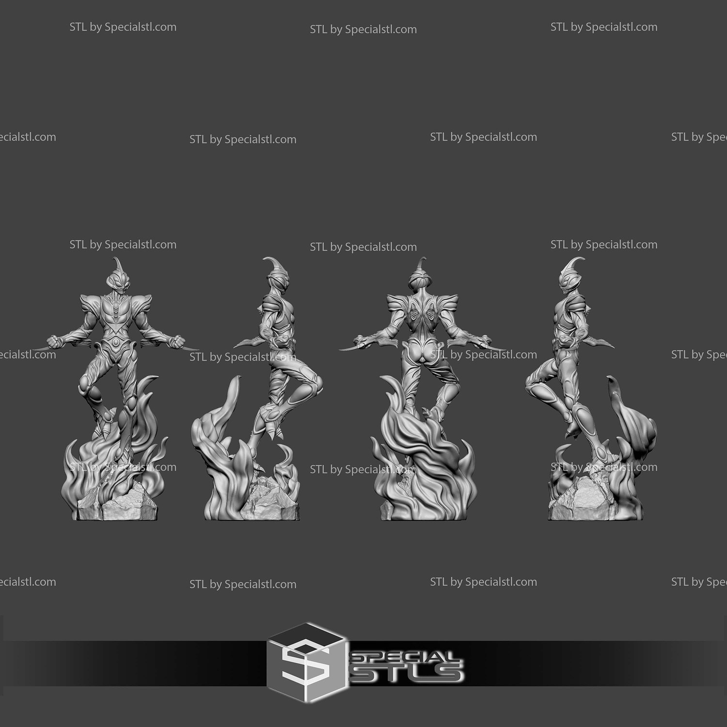 Guyver Aption Guyver Aptom Digital STL Files 3D Model — view 3