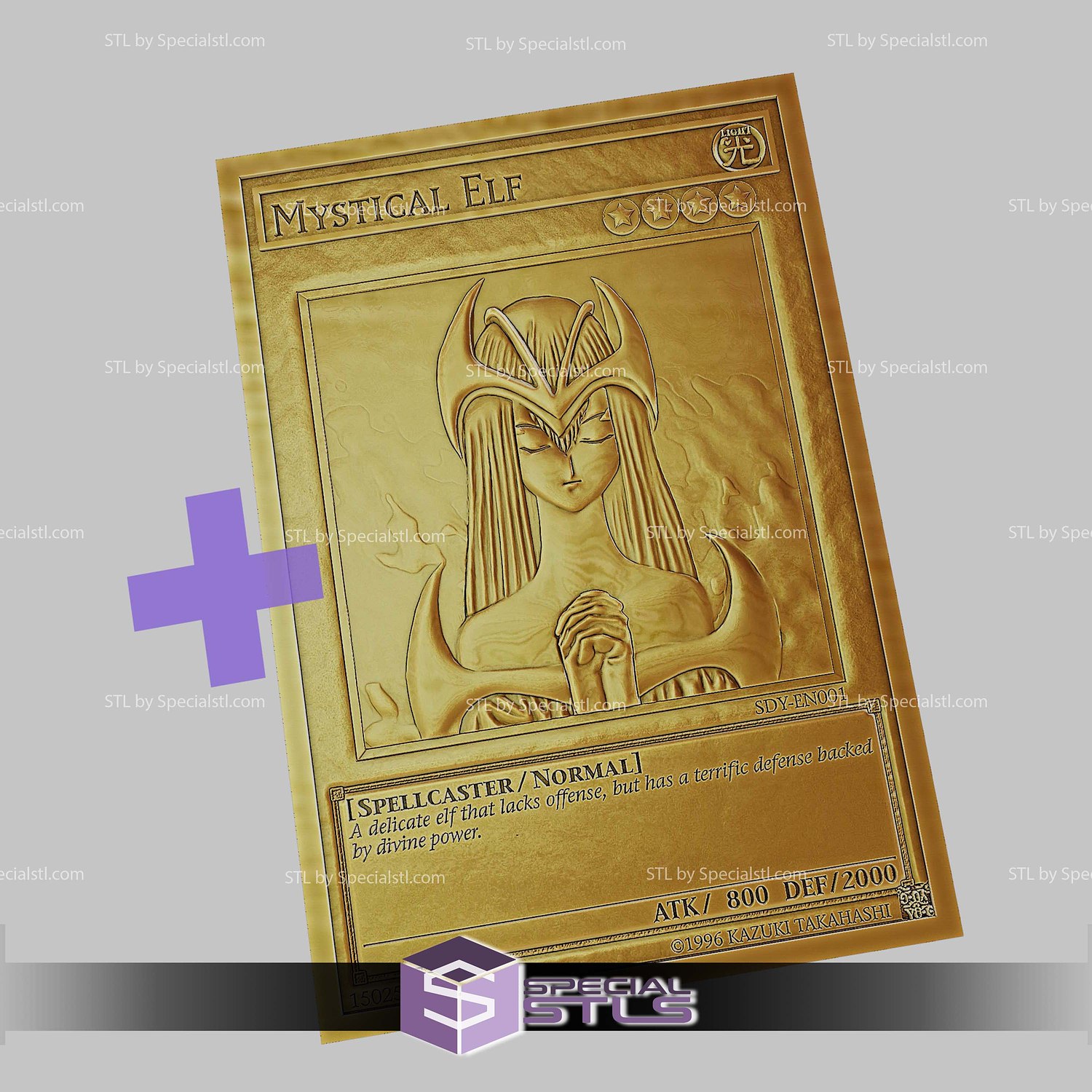 Mystical Elf 160mm STL Files 3D Model — view 4