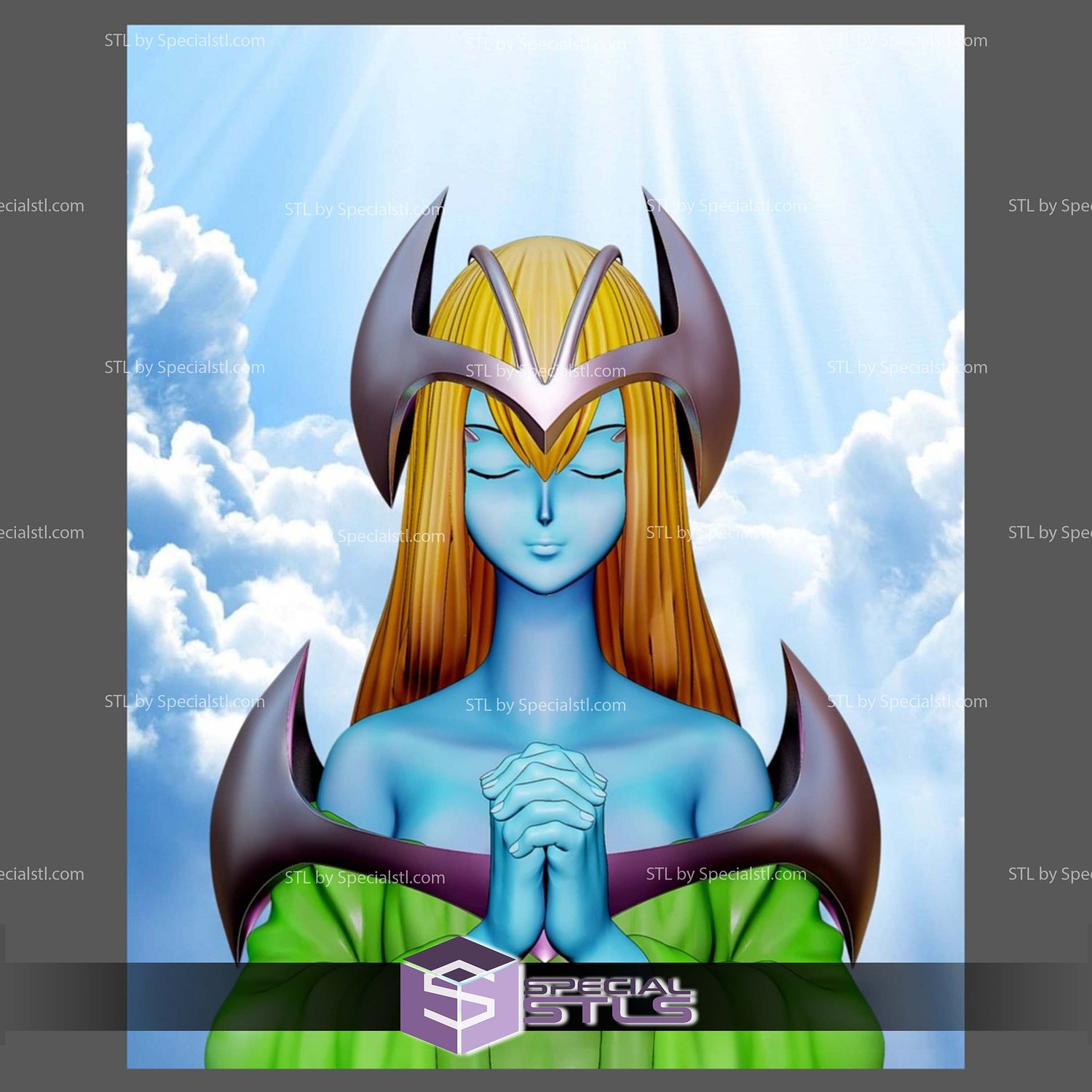 Mystical Elf 160mm STL Files 3D Model — view 7