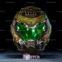 Cosplay STL Files Eternal Doom Guy Helmet 3D Model