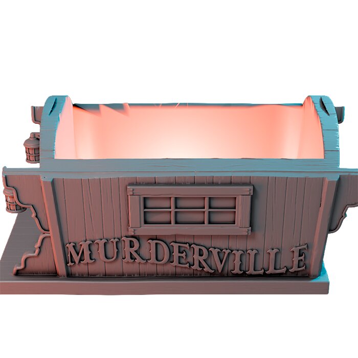 Circus Wagon III - Tabletop RPG Miniature 3D STL Model — view 2