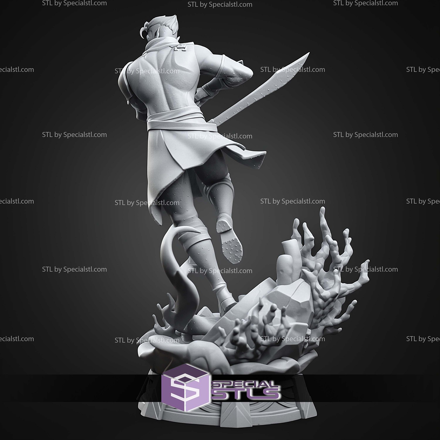 Fjord From The Mighty Nein STL Files 3D Model — view 3
