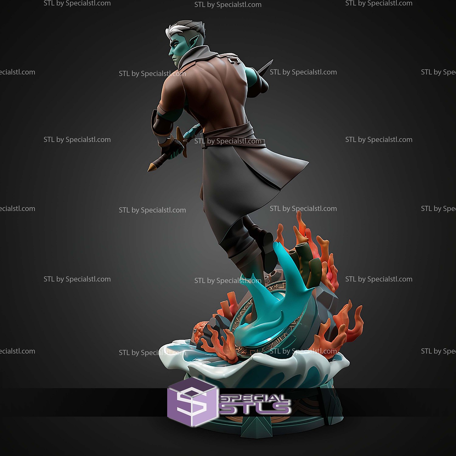 Fjord From The Mighty Nein STL Files 3D Model — view 4