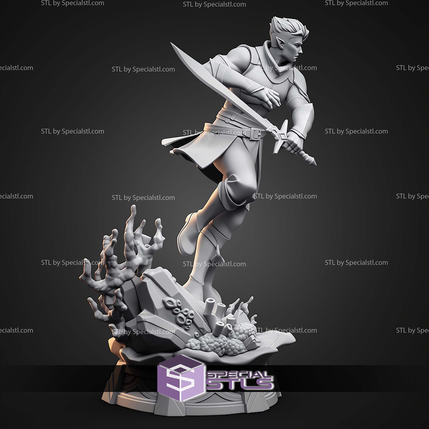 Fjord From The Mighty Nein STL Files 3D Model — view 6