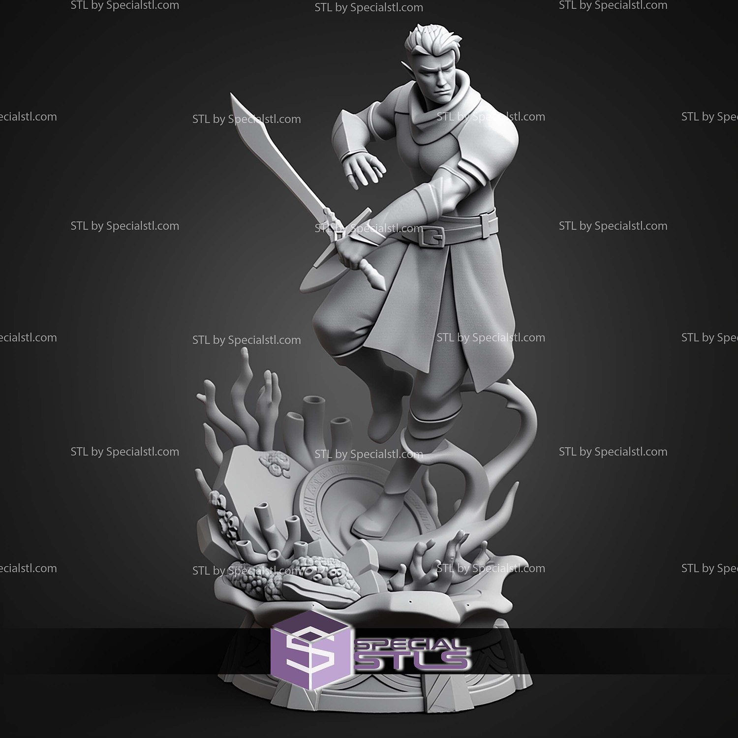 Fjord From The Mighty Nein STL Files 3D Model — view 7