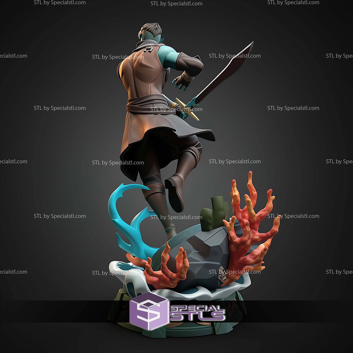 Fjord From The Mighty Nein STL Files 3D Model — view 8
