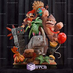 Donkey kong Country Returns 3D Printer Files STL Model