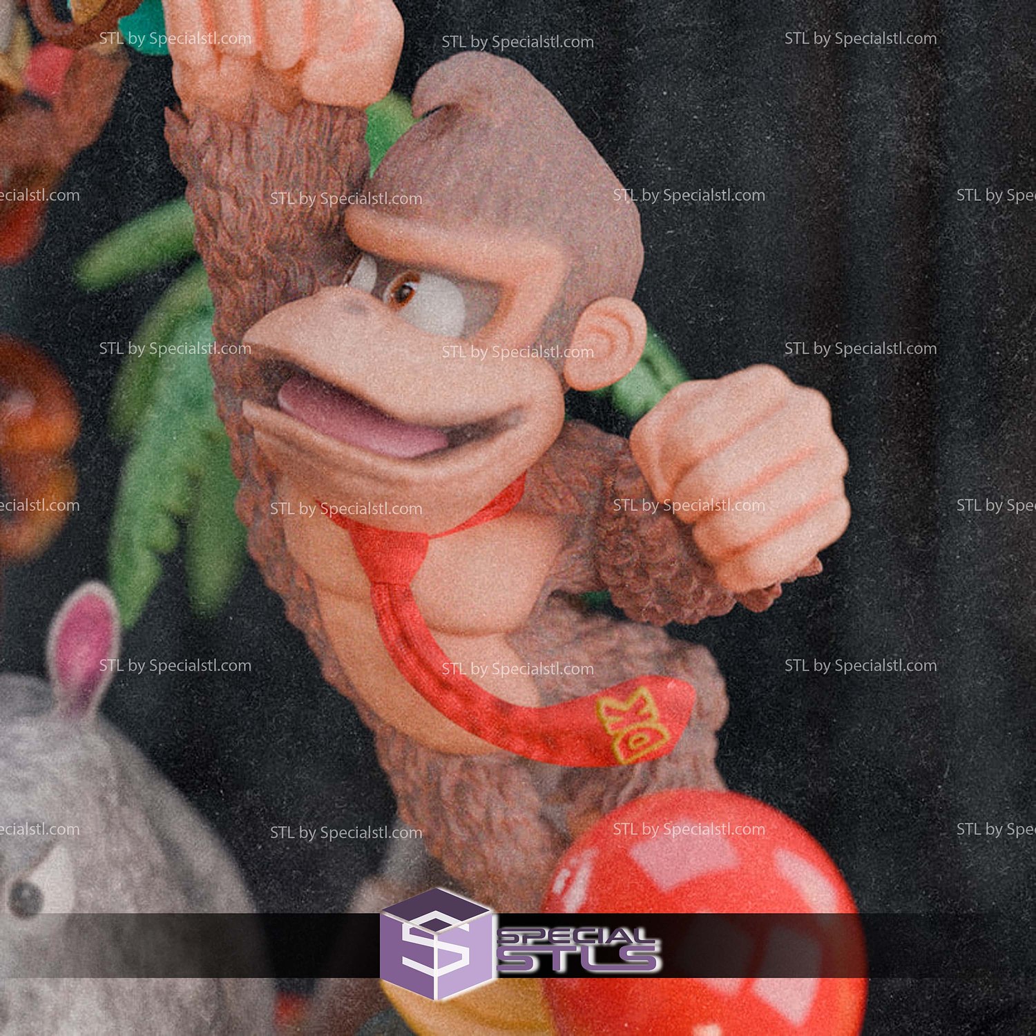 Donkey kong Country Returns 3D Printer Files STL Model — view 4