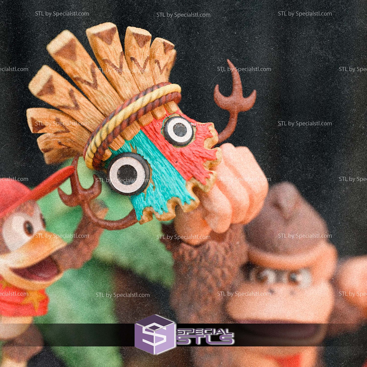 Donkey kong Country Returns 3D Printer Files STL Model — view 5