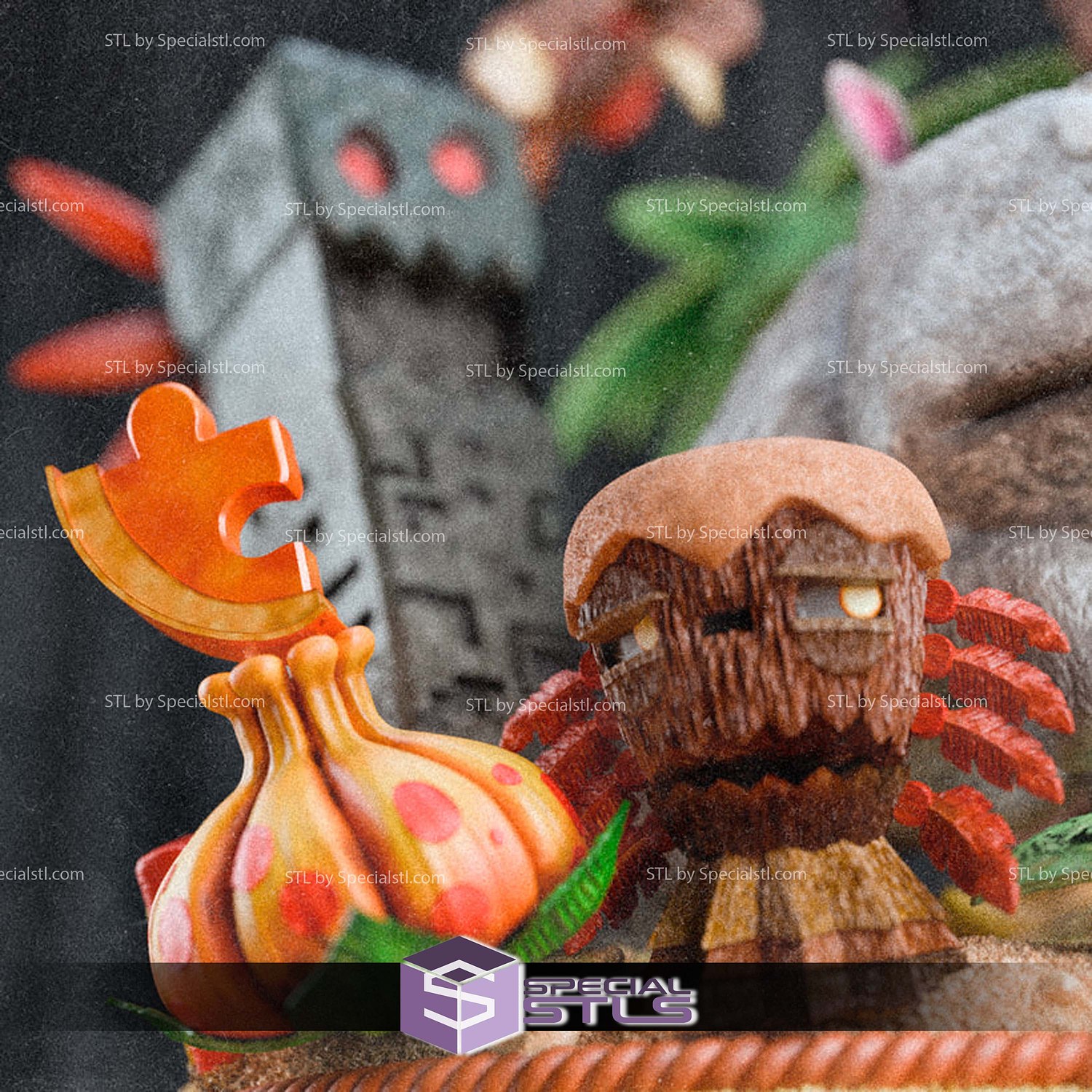 Donkey kong Country Returns 3D Printer Files STL Model — view 6