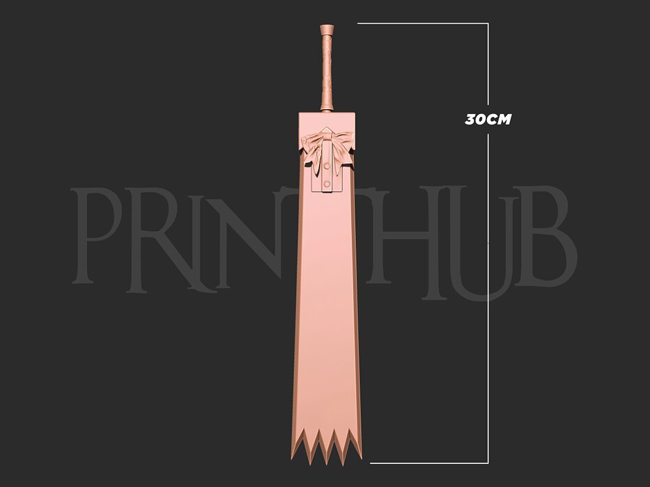 Asa Mitaka Super Strong Uniform Sword from Chainsaw Man 3D STL Model — view 3