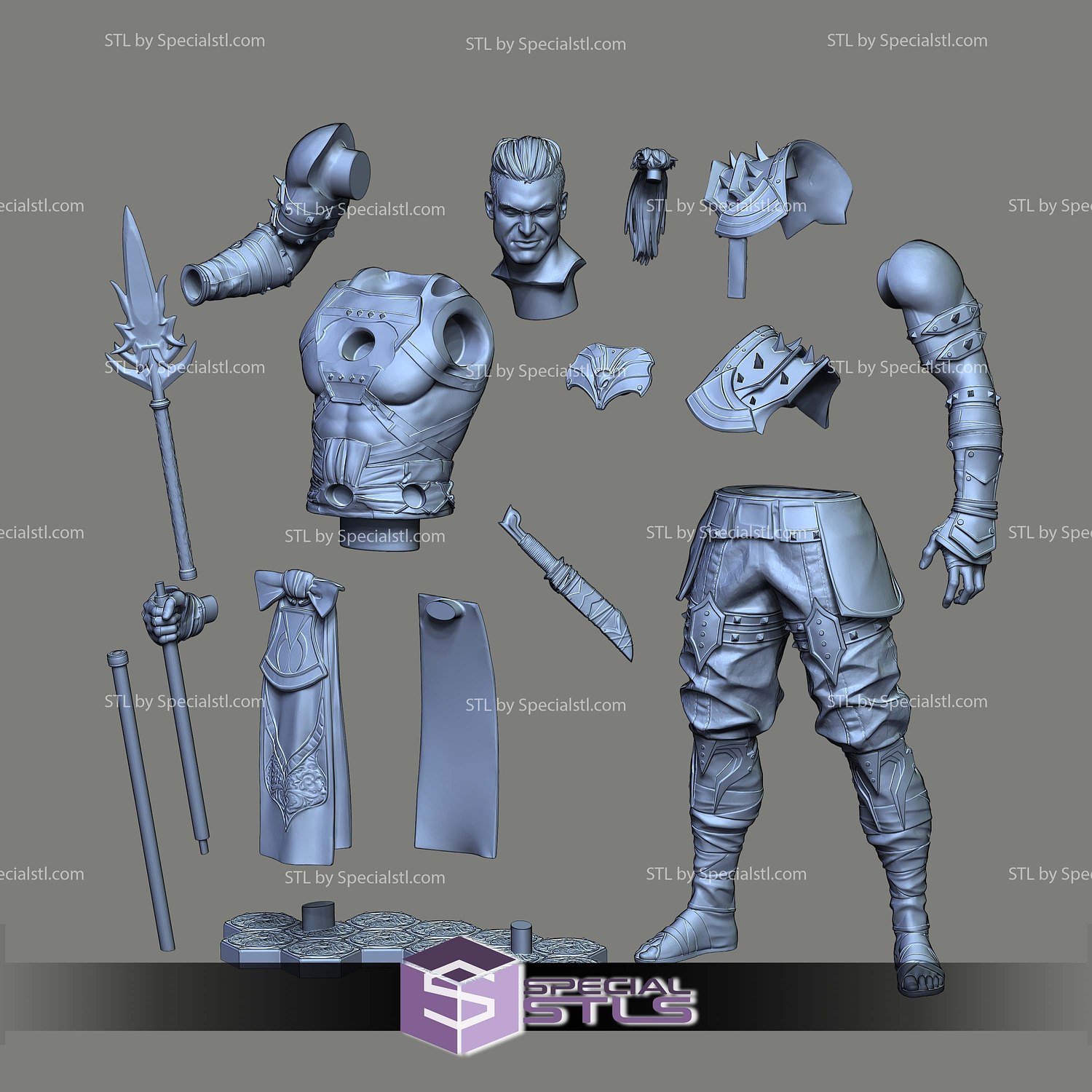Reiko Mortal Kombat 12 STL Printer Files 3D Model — view 3