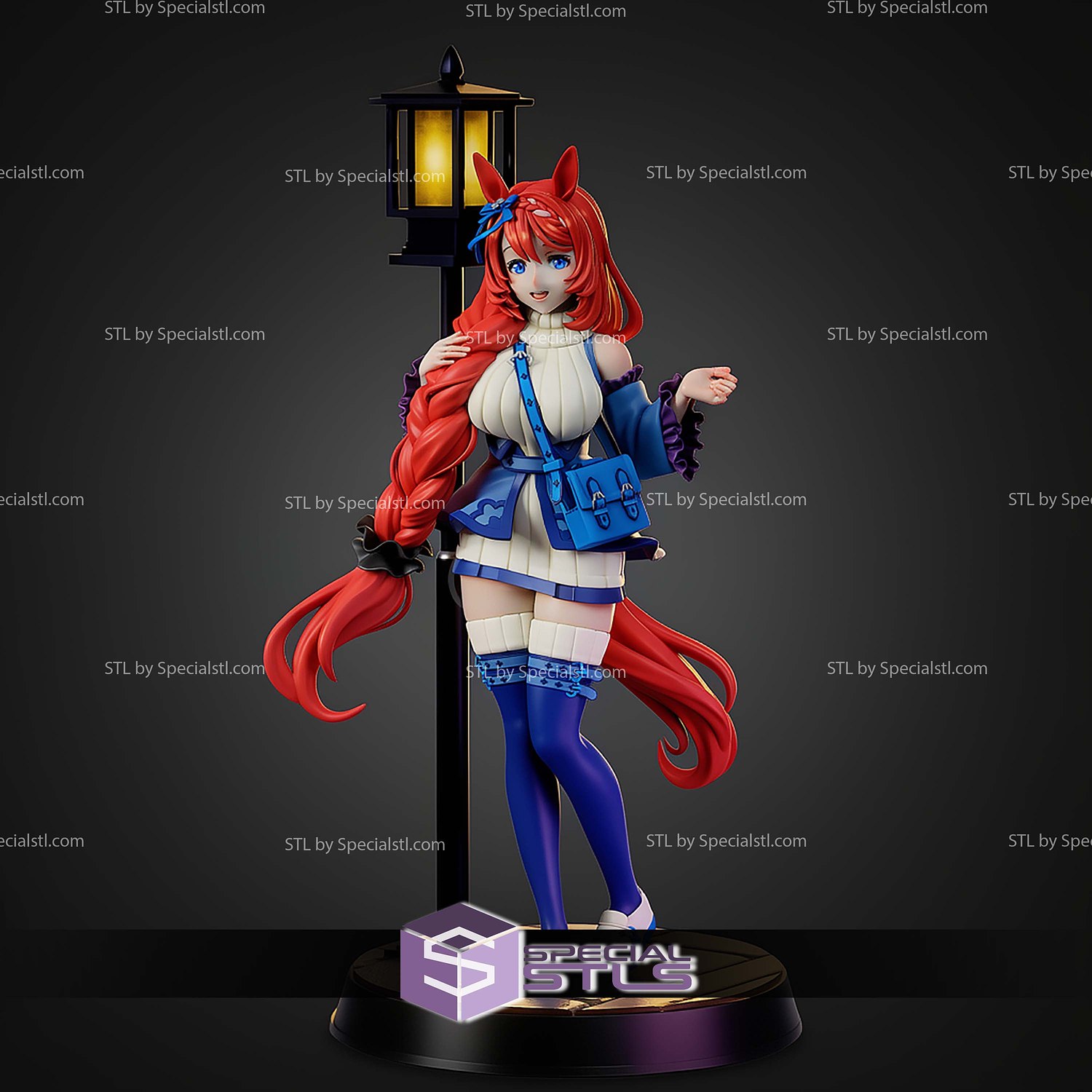 Super Creek Umamusume 304mm STL Files 3D Model — view 2