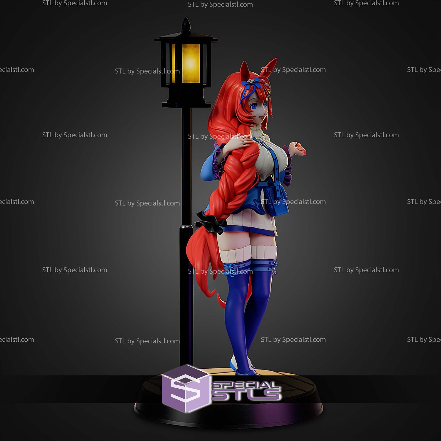 Super Creek Umamusume 304mm STL Files 3D Model — view 3