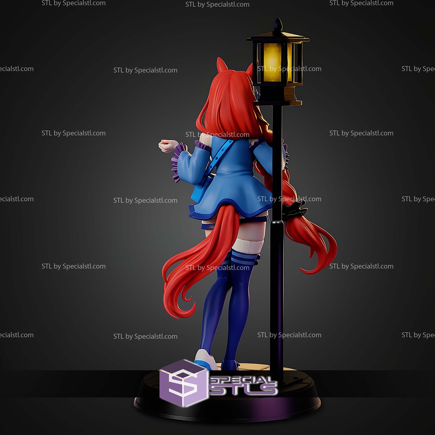 Super Creek Umamusume 304mm STL Files 3D Model — view 4