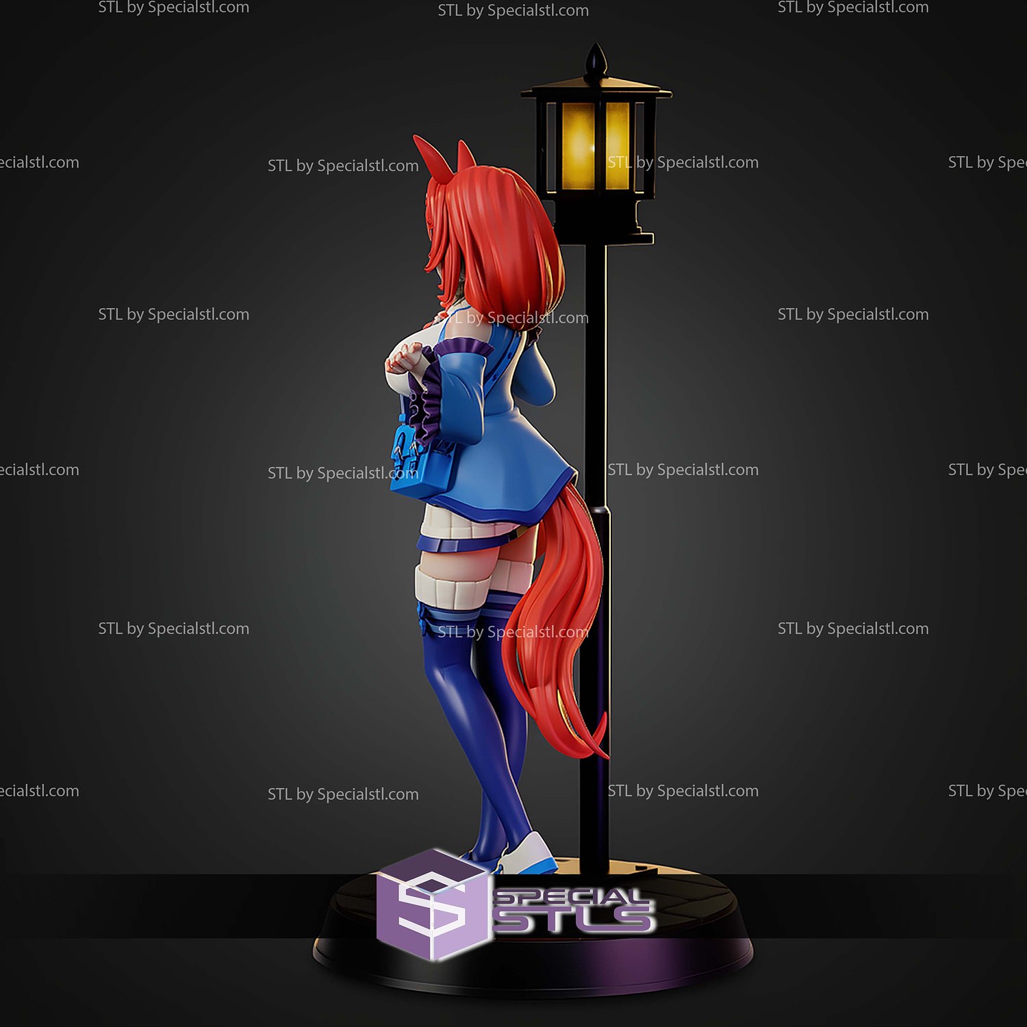 Super Creek Umamusume 304mm STL Files 3D Model — view 5
