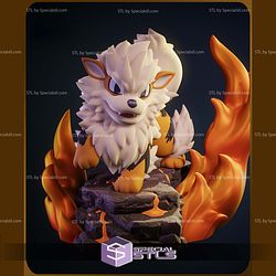 Chibi Arcanine Pokemon 3D Printer Files STL Model