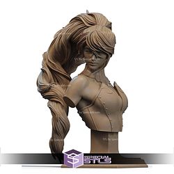 Pyrrha Nikos Anime Bust STL Files 3D Model