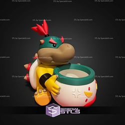Bowser JR Palomera Popcorn Bucket STL Files 3D Model