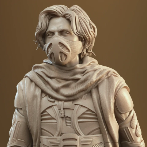 Paul Atreides 3D Printer Files | Assembly STL Model