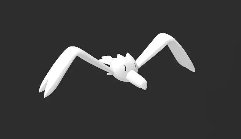 Pokemon Wingull 3d model with base 3MF Model