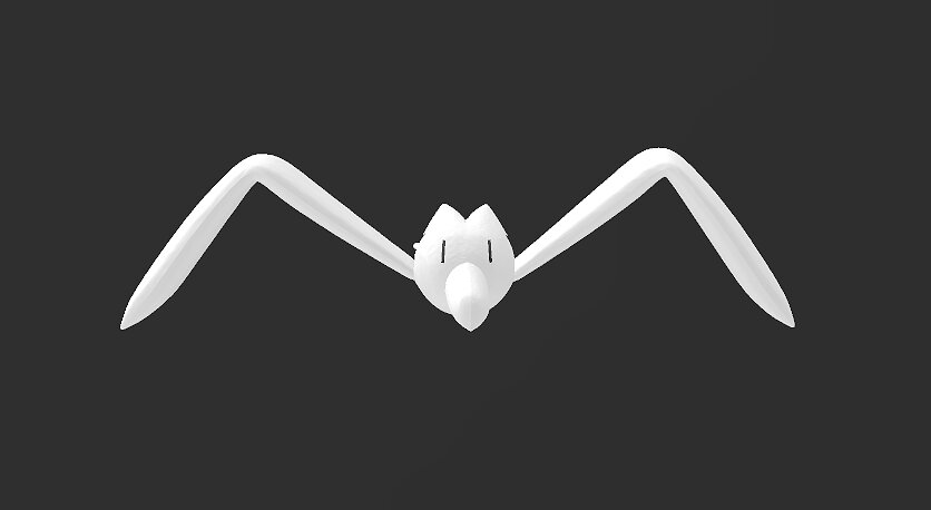 Pokemon Wingull 3d model with base 3MF Model — view 3