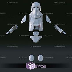 Cosplay STL Files ESB Snowtrooper Armor 3D Model