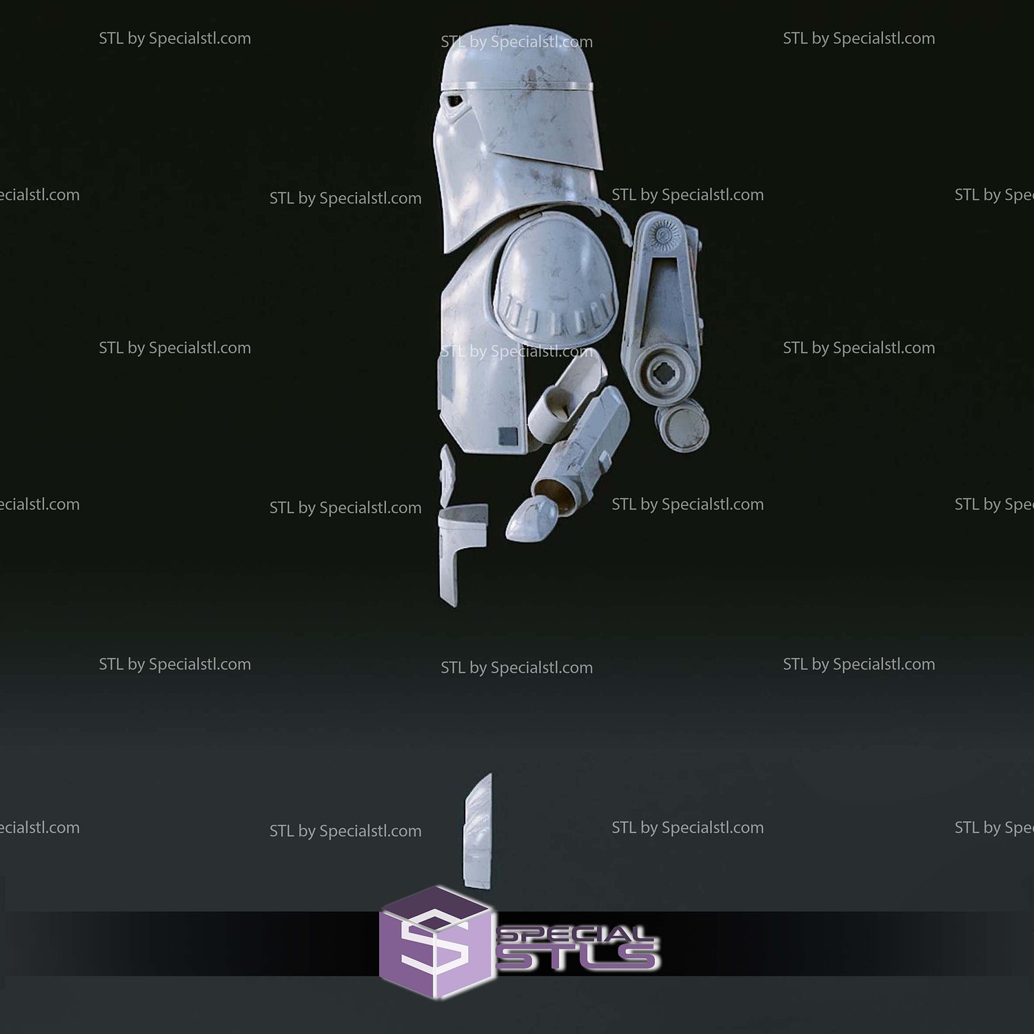 Cosplay STL Files ESB Snowtrooper Armor 3D Model — view 3