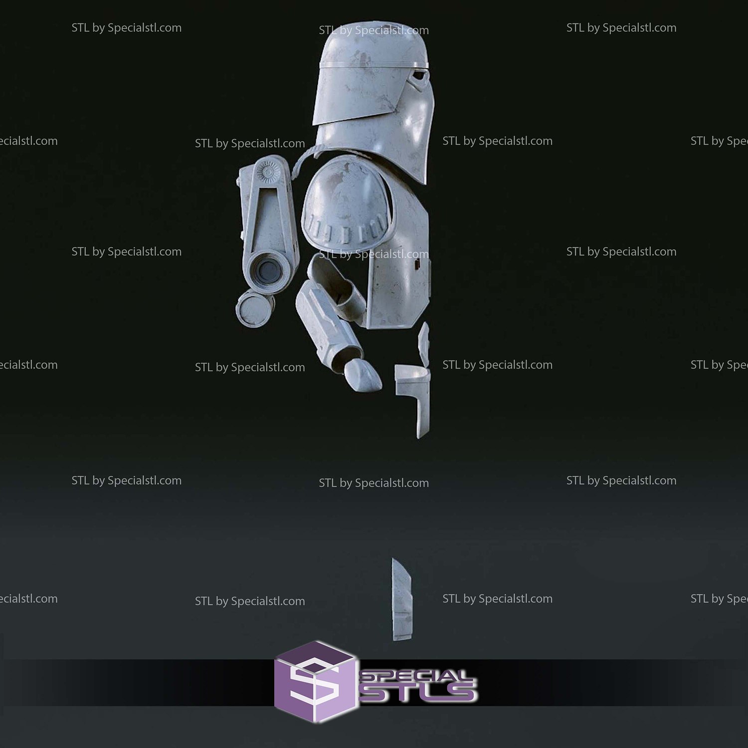 Cosplay STL Files ESB Snowtrooper Armor 3D Model — view 7