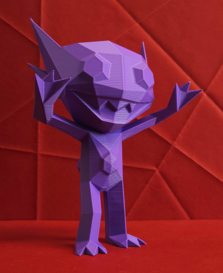 Sableye Low Poly Pokemon 3D STL Model