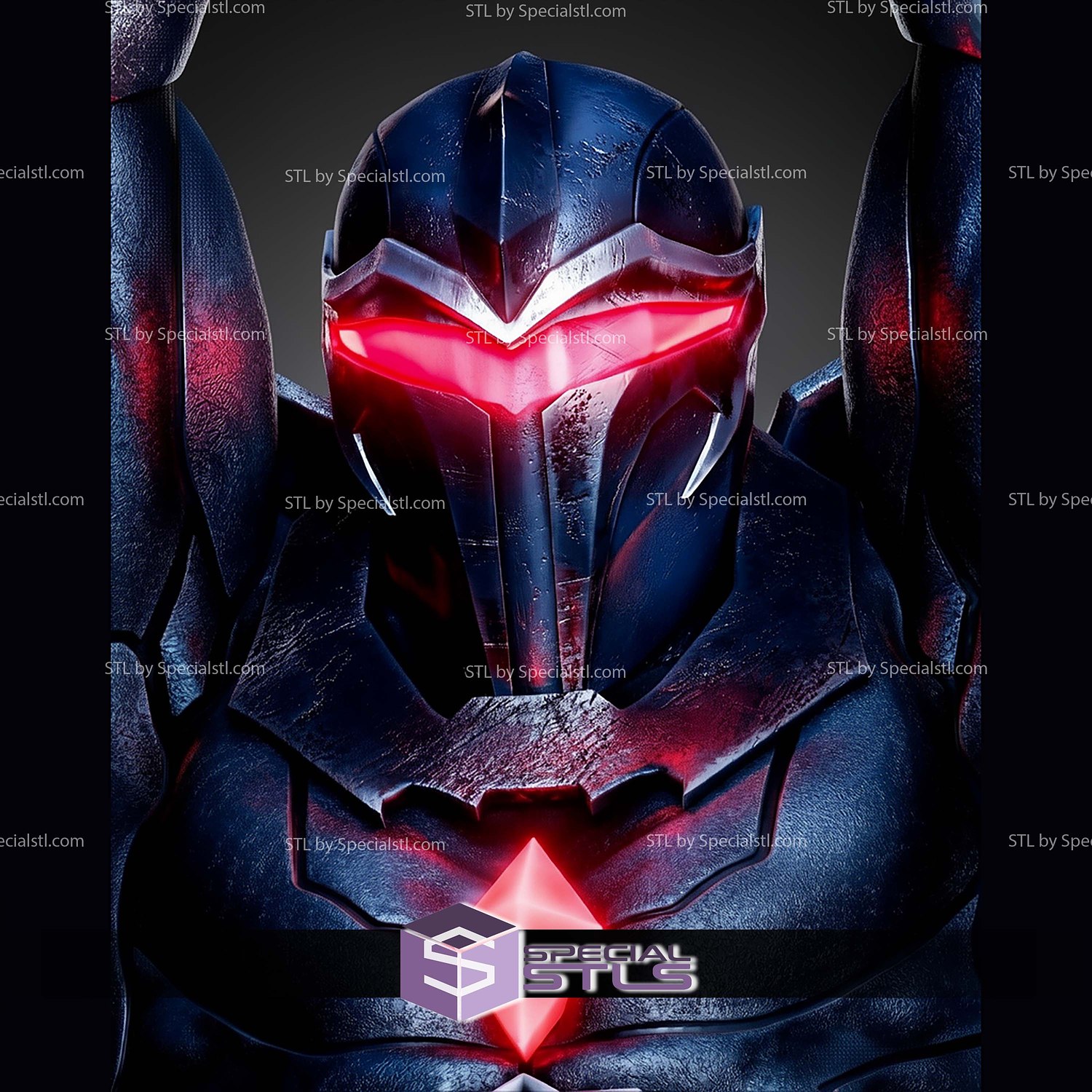 Darkhawk Marvel Hero 640mm STL Files 3D Model — view 4