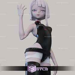 Cyberpunk Edgerunners Lucy Cartoon 3D Printer Files STL Model