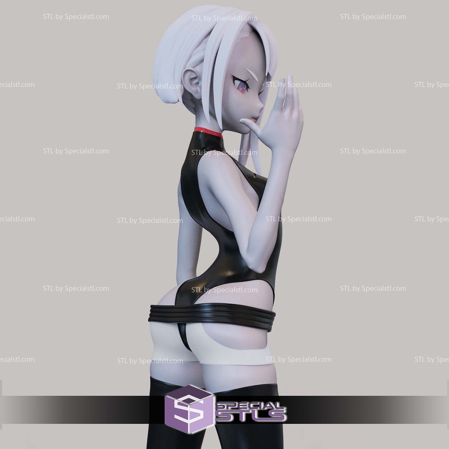 Cyberpunk Edgerunners Lucy Cartoon 3D Printer Files STL Model — view 3
