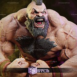 Zangief Muscle Street Fighter 3D Printer Files STL Model