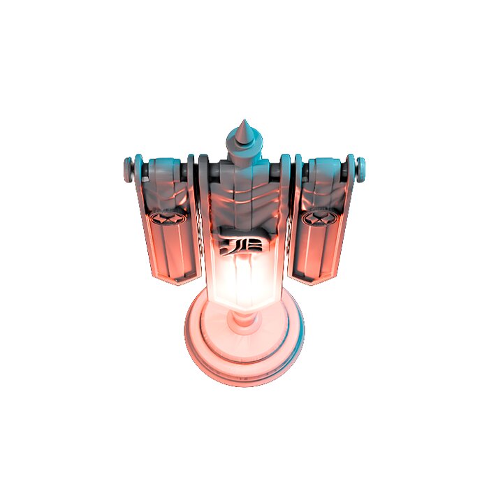Banner VIII - Board Game Miniature STL 3D Model — view 6
