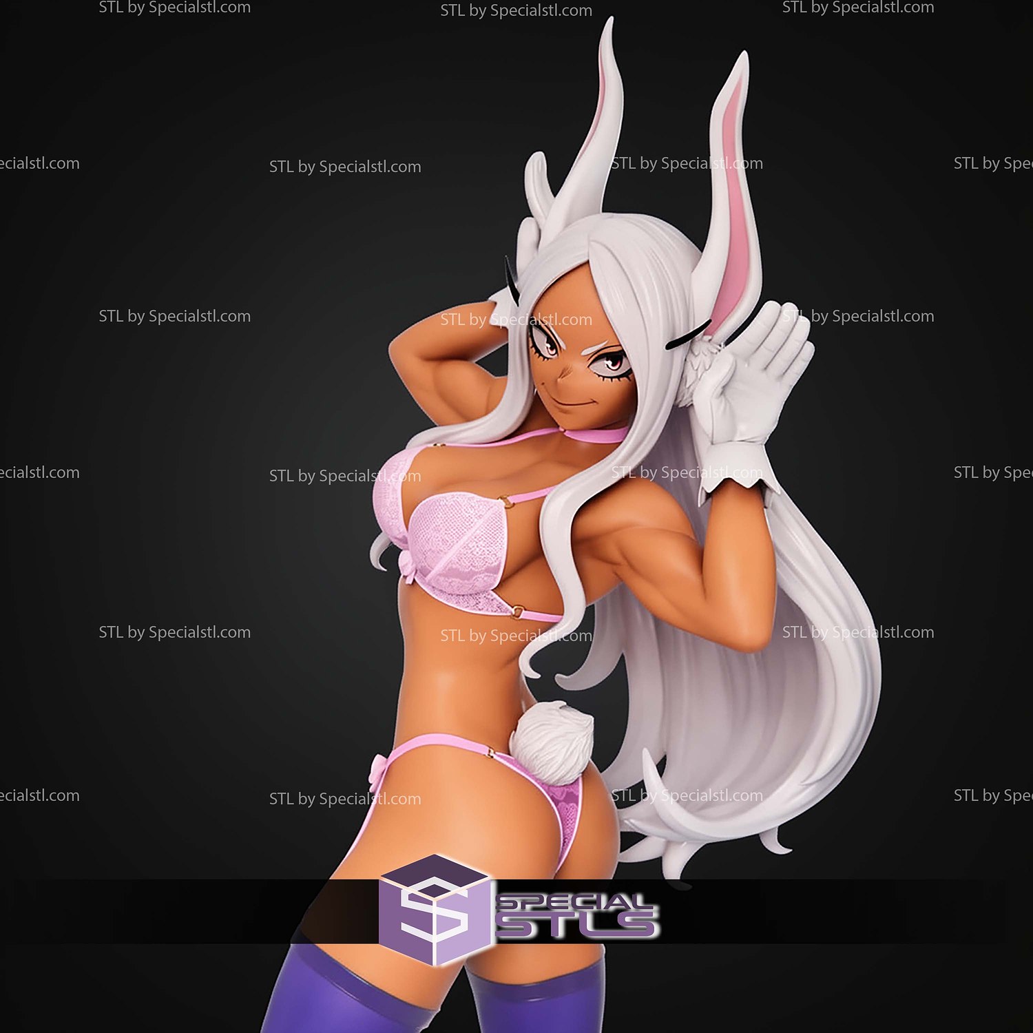 Rumi Mirko Broken Base Ecchi 220mm STL Files 3D Model — view 3