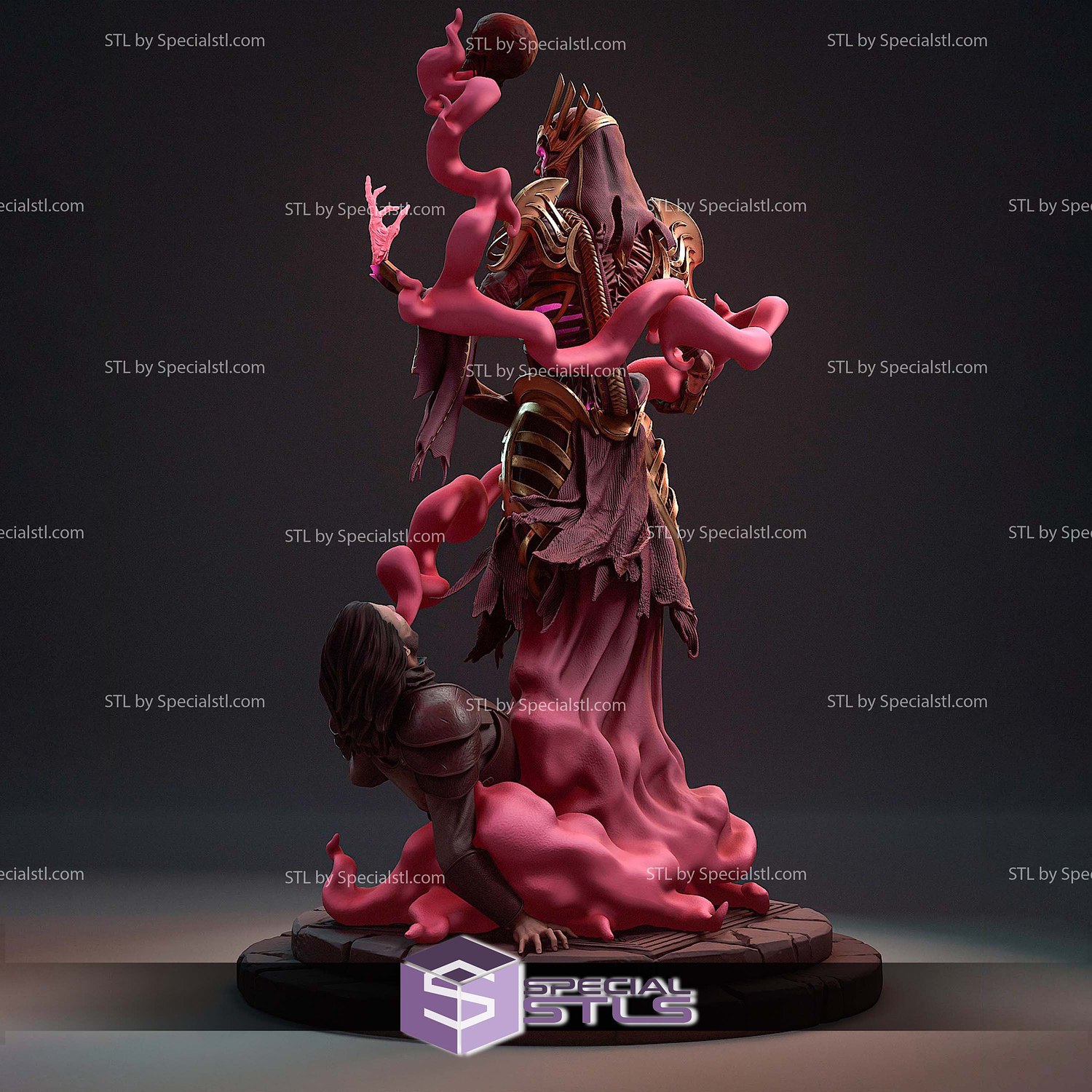 Vecna Dungeons and Dragons V2 3D Printer Files STL Model — view 5