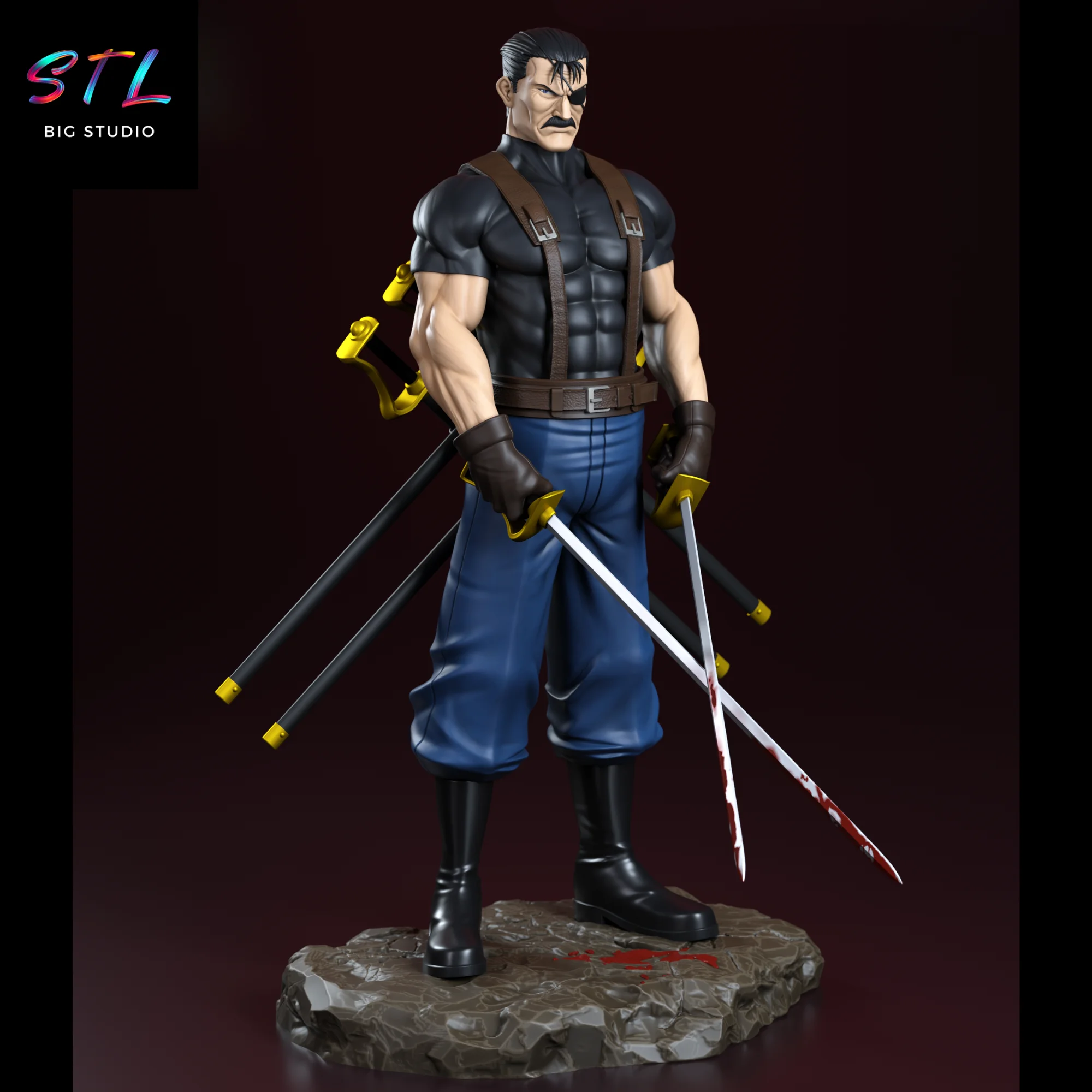 King Bradley STL | Fullmetal Alchemist | 3D Printable Figure Model