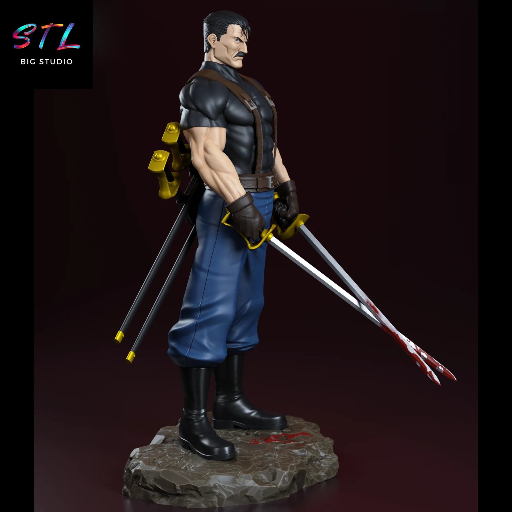 King Bradley STL | Fullmetal Alchemist | 3D Printable Figure Model — view 2
