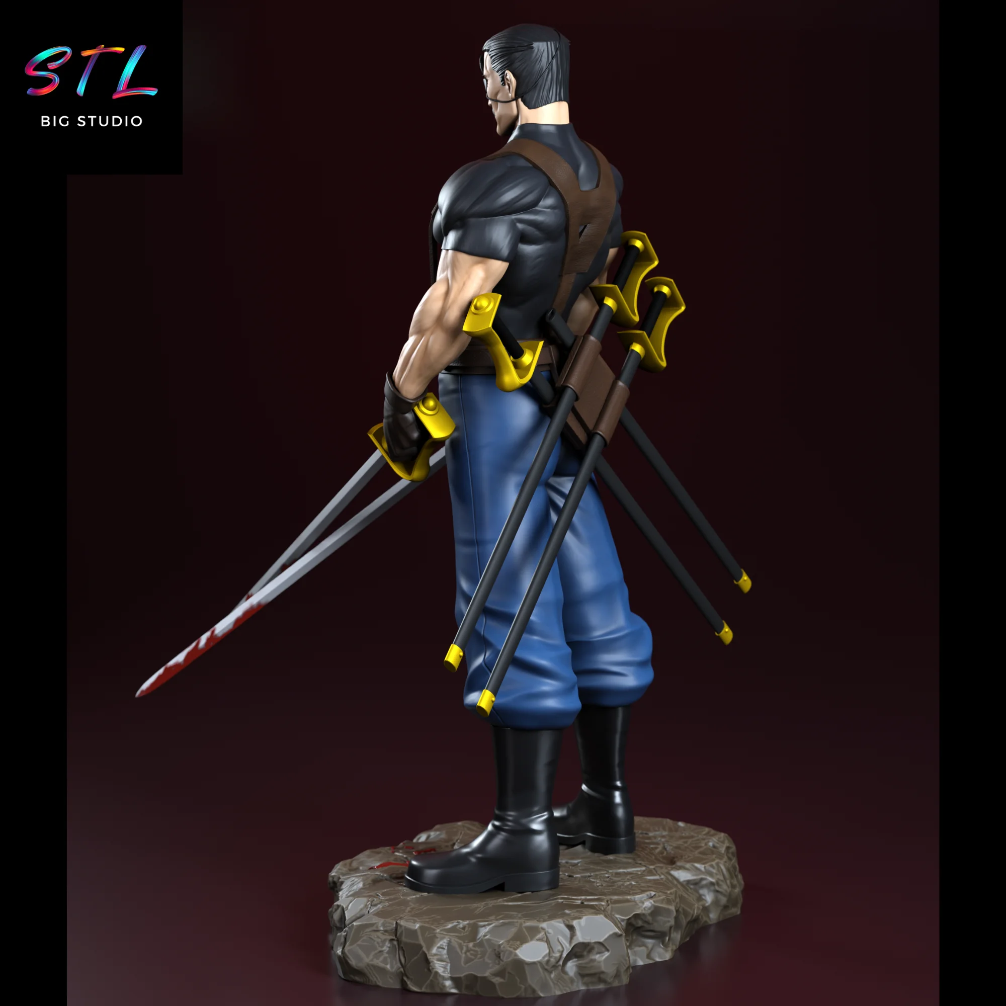 King Bradley STL | Fullmetal Alchemist | 3D Printable Figure Model — view 3