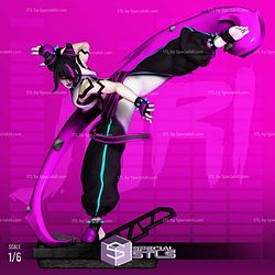 Juri Street Fighter 6 Sculptures 3D Printing STL Model