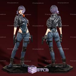 Motoko Kusanagi and 2 Gun 3D Printer Files STL Model