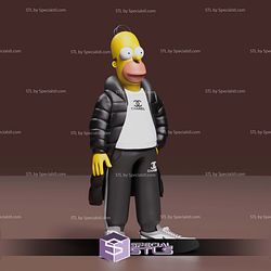 Homer Simpson Fashion 3D Printer Files STL Model