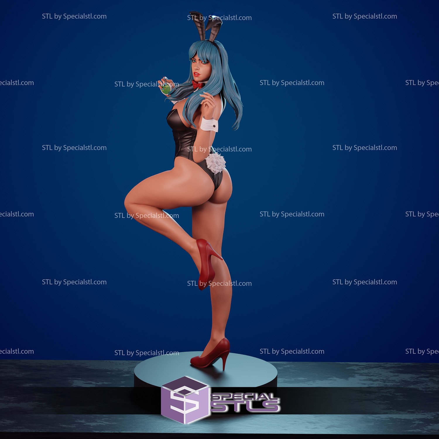 Cosplay Bulma Bunny 3D Printer Files STL Model — view 4