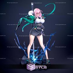 Yanagi Zenless Zone Zero 270mm STL Files 3D Model