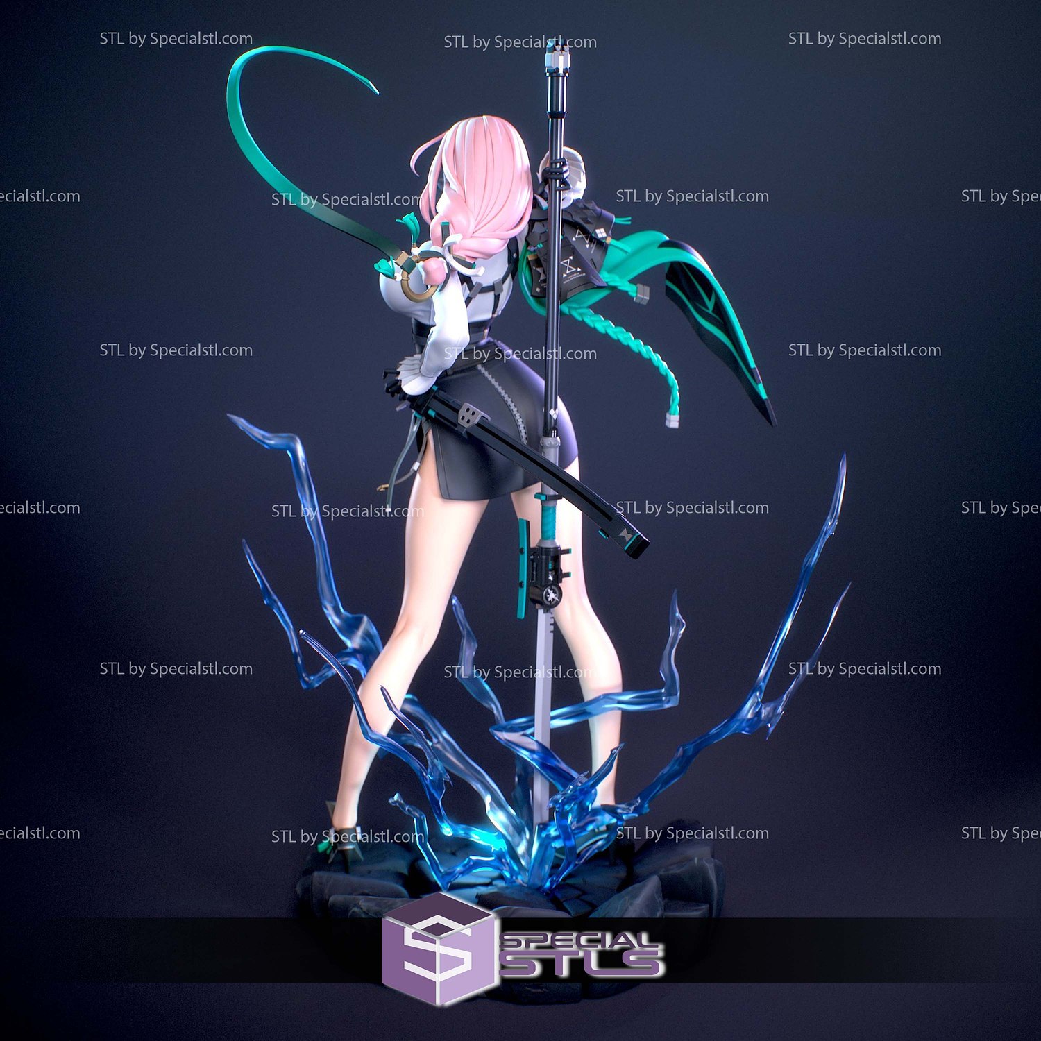 Yanagi Zenless Zone Zero 270mm STL Files 3D Model — view 2