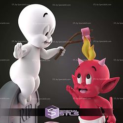 Casper and Hot Stuff STL Files 3D Model