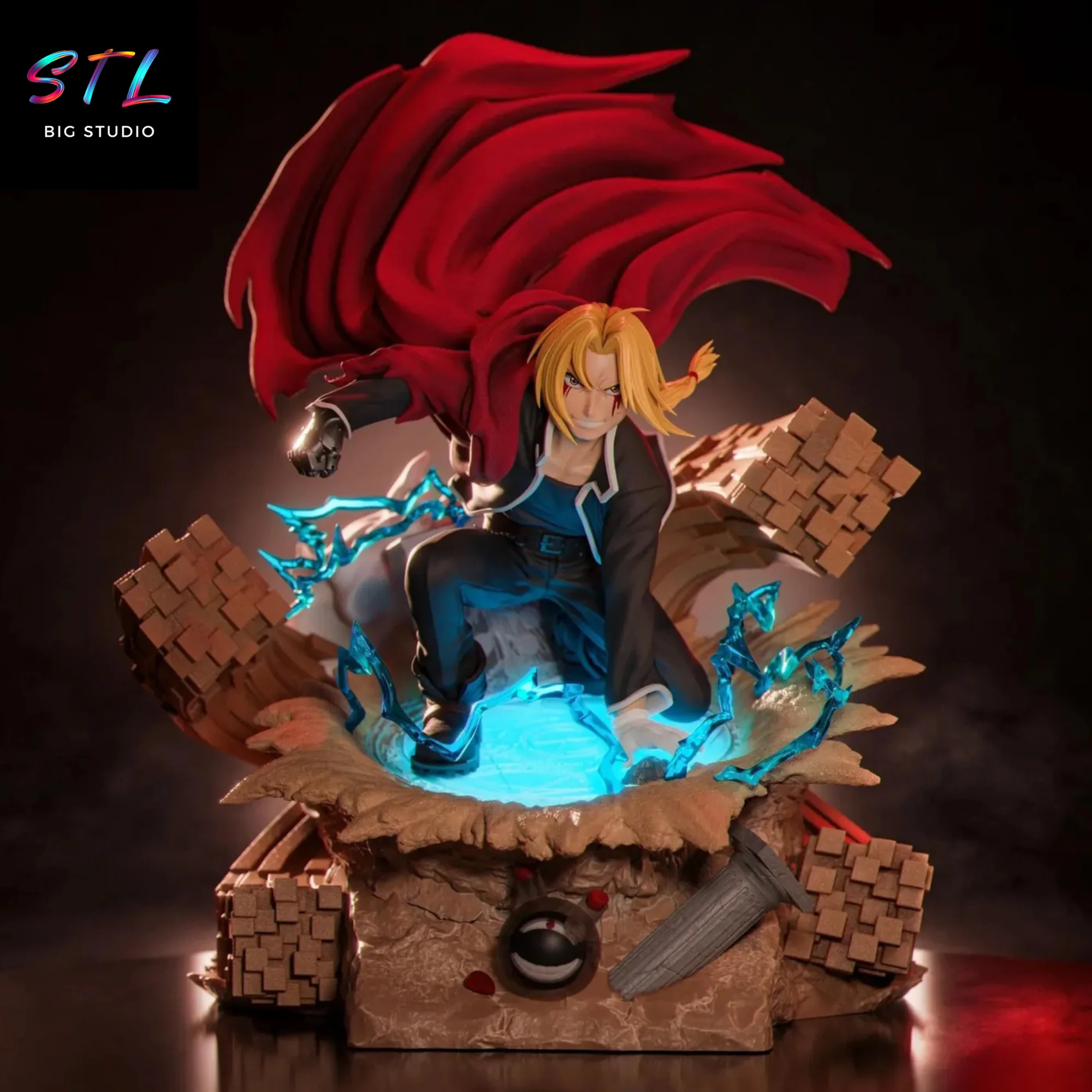 Edward Elric STL | Fullmetal Alchemist | 3D Printing Figure Model