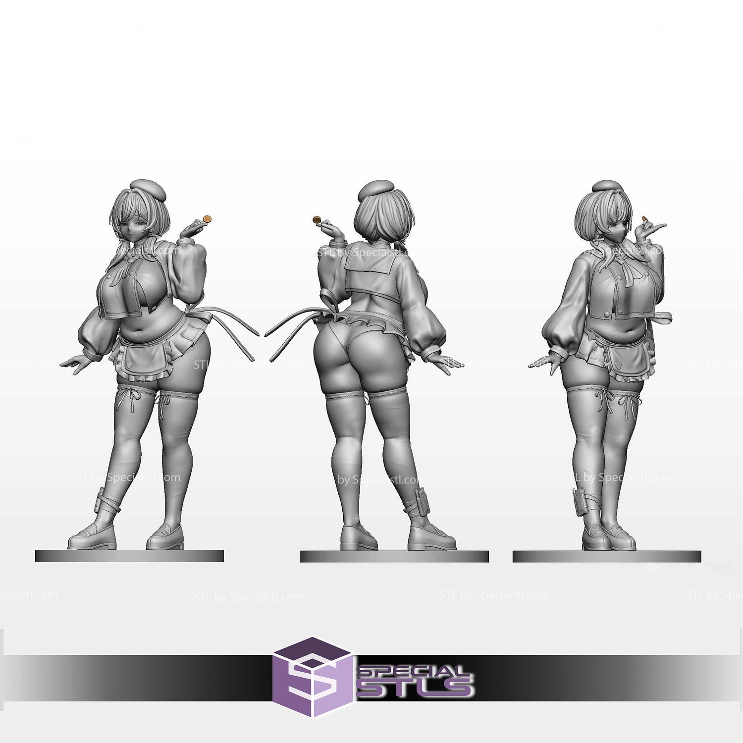 Bready Nikke STL Files 3D Model — view 2