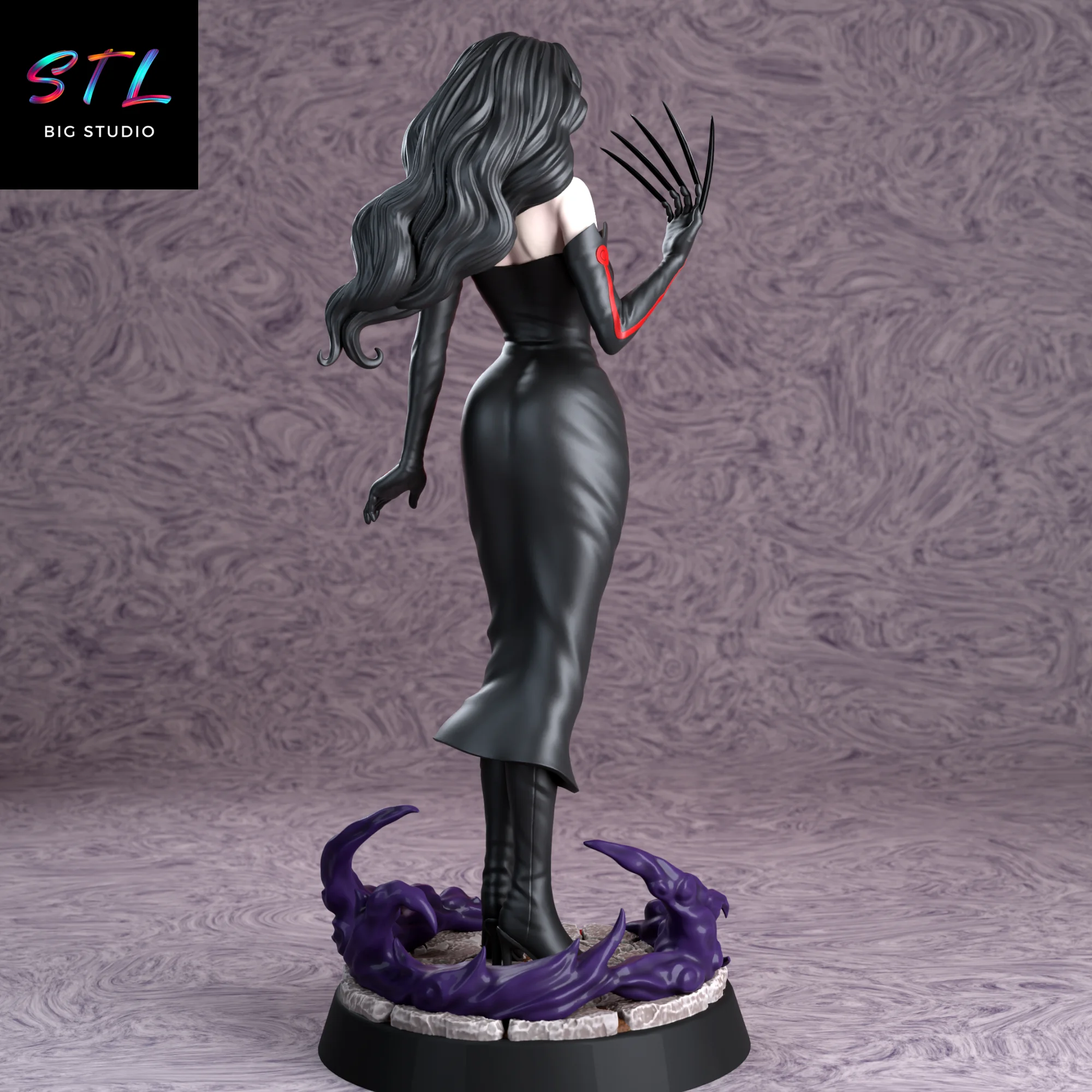 Lust STL | Fullmetal Alchemist | 3D Printable Figure Model — view 4